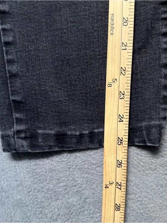 Lincoln Outfitters Womens 14 Straight Leg Jeans Gray Comfort Flex Stretch EUC - Picture 8 of 9